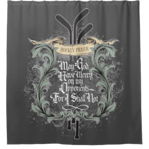 Hockey Prayer Shower Curtain