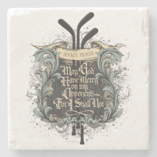 Hockey Prayer Stone Coaster