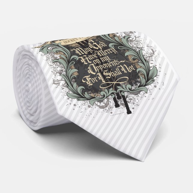 Hockey Prayer (with player number) Tie (Rolled)