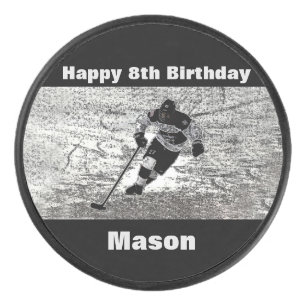 Hockey Puck Birthday Personalised