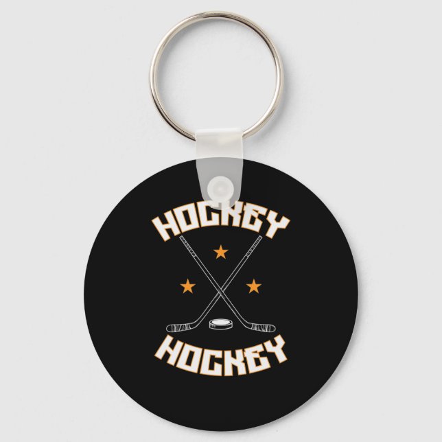 Hockey Puck Key Ring (Front)