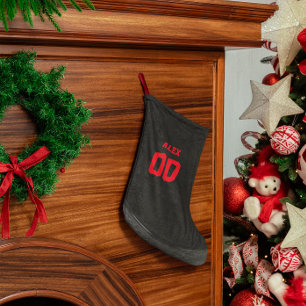 Hockey Puck Personalised Stocking