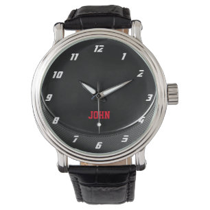 Hockey Puck Personalised Watch