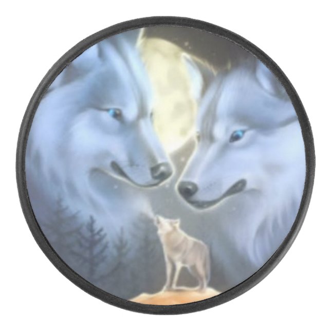 Hockey Puck/Wolves Puck (Front)