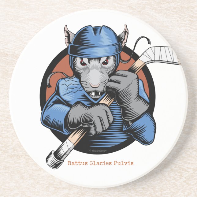 Hockey Rat coaster (Front)