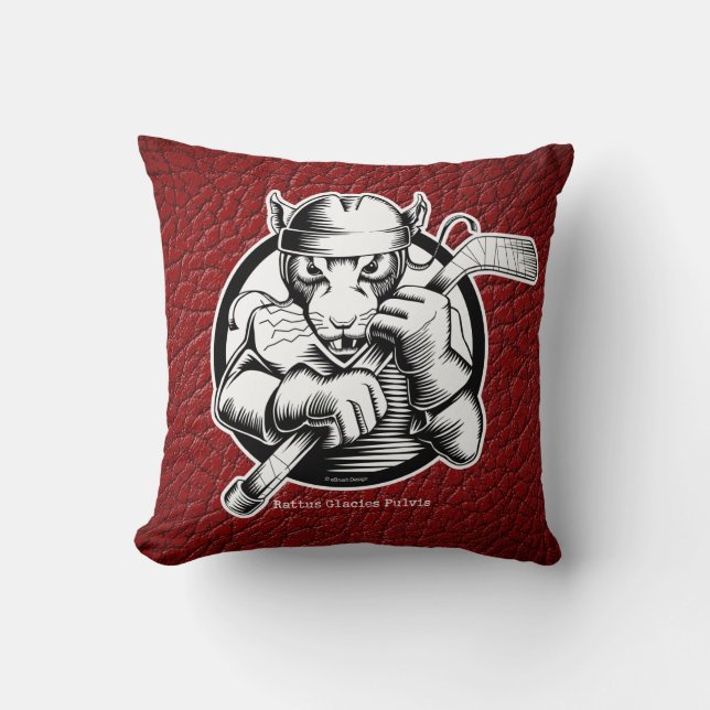 Hockey Rat Cushion (Front)