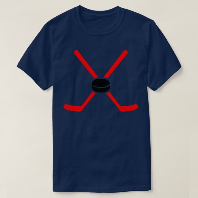 Hockey Red Sticks T-Shirt (Design Front)