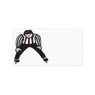 Hockey Referee Label