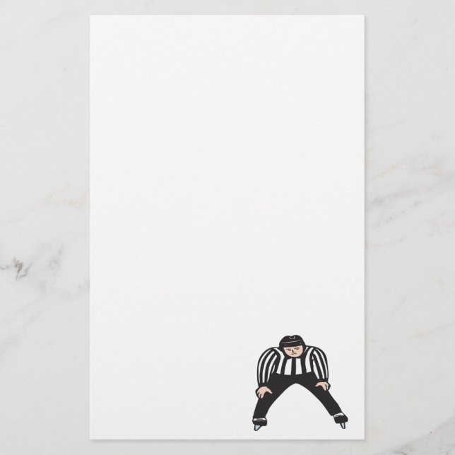 Hockey Referee Stationery (Front)
