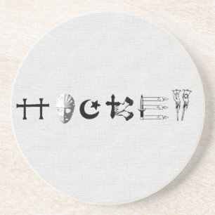 Hockey Religion Coaster