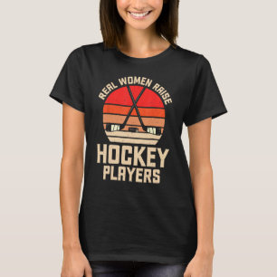 hockey retro vintage sunset for hockey player 11 T-Shirt