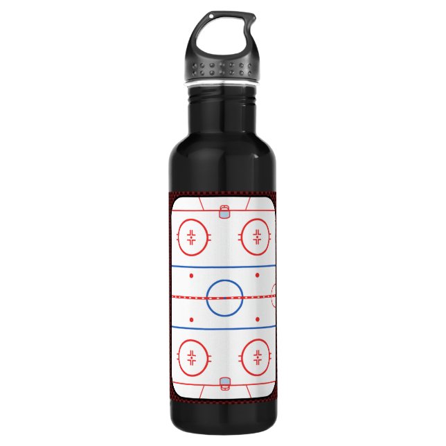 Hockey Rink Companion Autograph Ready 710 Ml Water Bottle (Front)