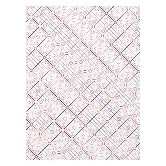 Hockey Rink Companion Autograph Ready Tablecloth (Front)