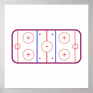 Hockey Rink Poster