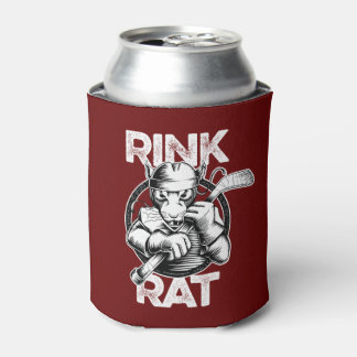 Hockey Rink Rat Can Cooler
