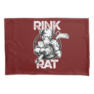 Hockey Rink Rat Pillowcase