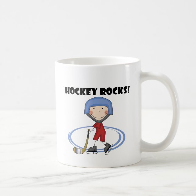 Hockey Rocks T-shirts and Gifts Coffee Mug (Right)