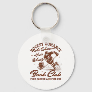 Hockey Romance Smut Reader Book Club Book Lover Bo Key Ring
