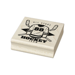 Hockey Rubber Stamp
