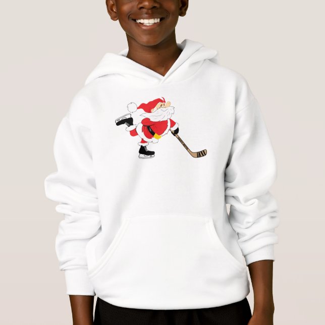 Hockey Santa Skating Christmas (Front)