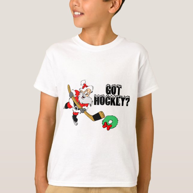 Hockey Santa T-Shirt (Front)