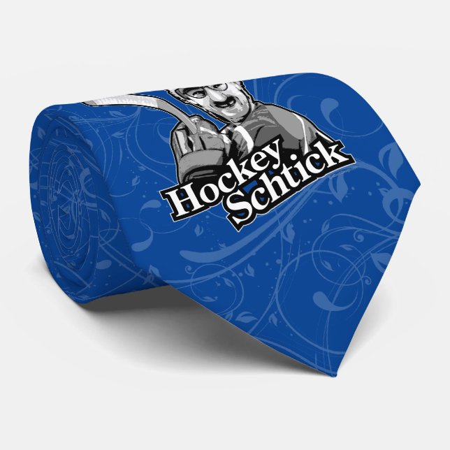 Hockey Schtick Neck Tie (Rolled)