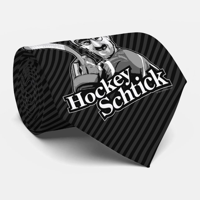 Hockey Schtick Tie (Rolled)