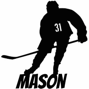 HOCKEY SCULPTURE PERSONALIZED STANDING PHOTO SCULPTURE