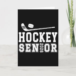 Hockey Senior 2026 Graduation Senior Ice Hockey Pl Card