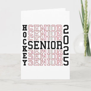 Hockey Senior Night Hockey Senior 2025 Graduation Card