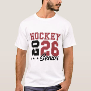 Hockey Senior Night Hockey Senior 2026 Graduation  T-Shirt