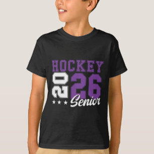 Hockey Senior Night Hockey Senior 2026 Graduation T-Shirt