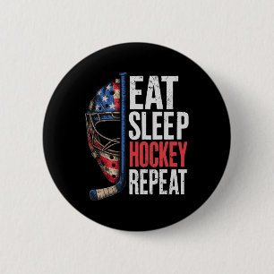 Hockey Shirt Hockey Boy Gifts Stuff Ice Hockey Jer 6 Cm Round Badge