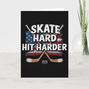 Hockey Shirt Hockey Boy Gifts Stuff Ice Hockey Jer Card