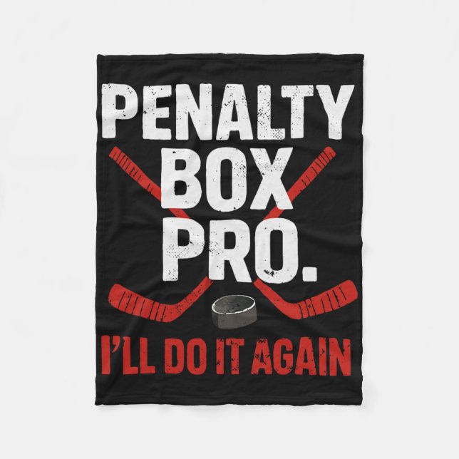 Hockey Shirt Hockey Boy Gifts Stuff Ice Hockey Jer Fleece Blanket (Front)