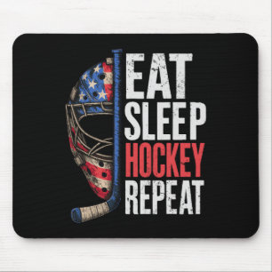 Hockey Shirt Hockey Boy Gifts Stuff Ice Hockey Jer Mouse Mat