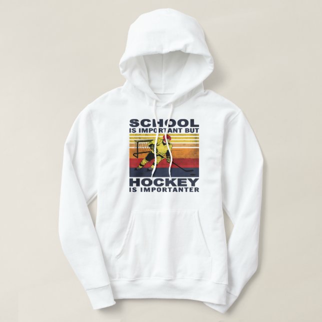 Hockey Shut Up Legs You Are Fine Funny Hockey Play Hoodie (Design Front)