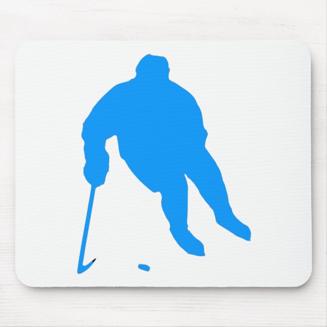 Hockey Silhouette Mouse Mat (Front)