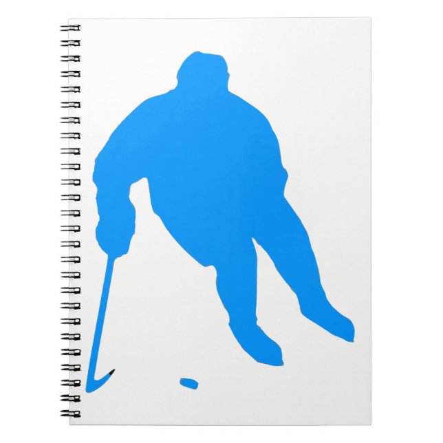 Hockey Silhouette Notebook (Front)