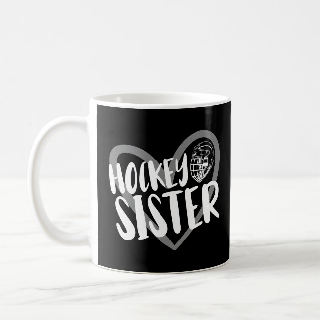 Hockey Sister 1 Coffee Mug (Left)