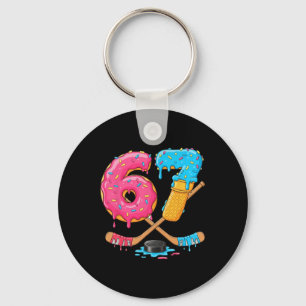 Hockey Six Seven Ice Creams 67 Gen Alpha Slang Spo Key Ring