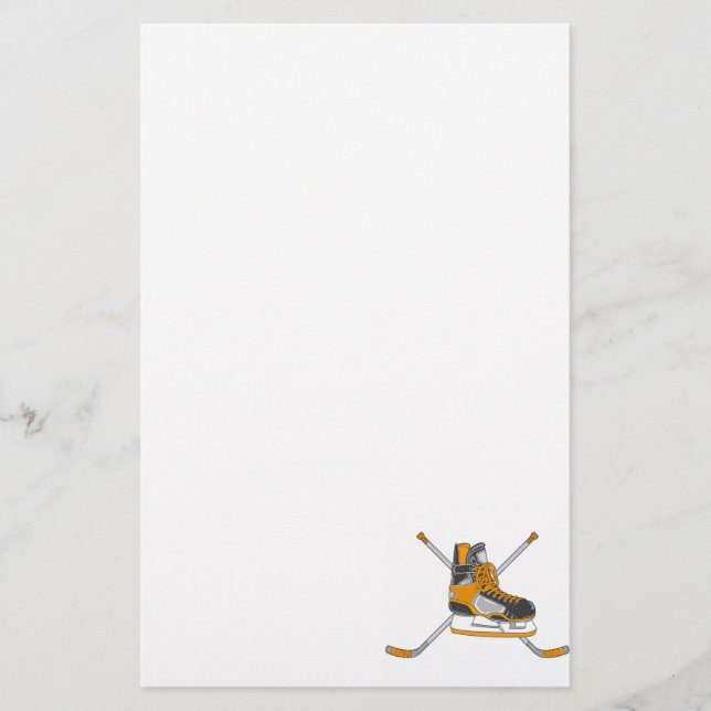 Hockey Skate Stationery (Front)