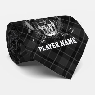 Hockey Skull (personalised) Tie