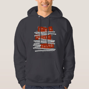 Hockey Slang Hoodie