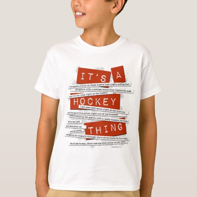 Hockey Slang T-Shirt (Front)