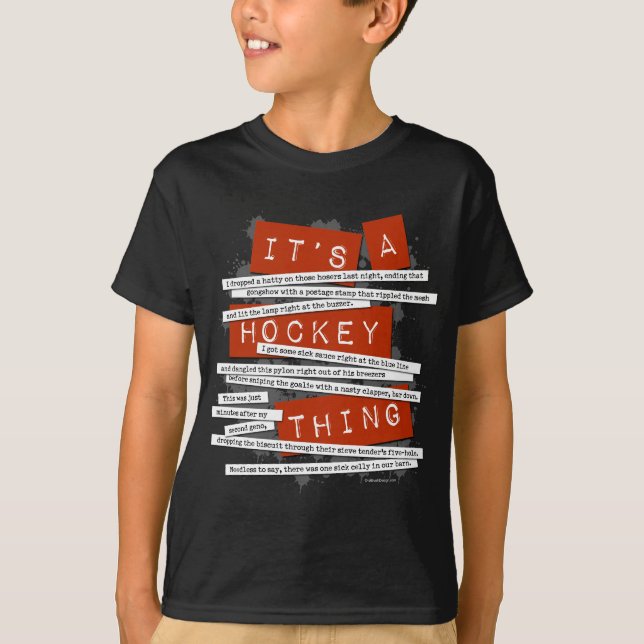 Hockey Slang T-Shirt (Front)