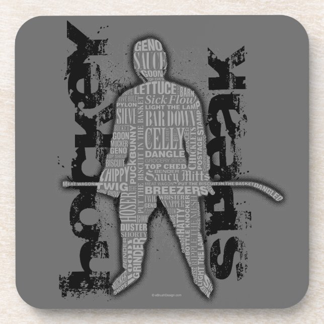 Hockey Speak Coaster (Front)