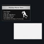 Hockey Sports  Business Cards<br><div class="desc">Hockey business cards with stylish modern design and great text layout you can customise online. Best business cards for themes related to hockey,  team sports,  ice hockey,  or sporting.</div>
