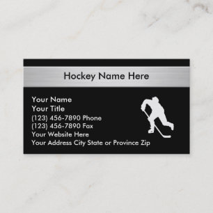 Hockey Sports  Business Cards