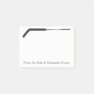 Hockey Stick Goaly Post-it Notes